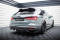 Maxton Design Spoiler CAP 3D passend fürAudi A6 Avant / A6 Allroad / A6 S-Line Avant / S6 Avant C8 / C8 Facelift schwarz Hochglanz für Audi A6