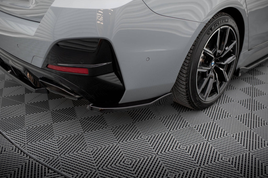 Maxton Design Heck Ansatz Flaps Diffusor V.2 passend für BMW M440i Gran Coupe G26 schwarz Hochglanz