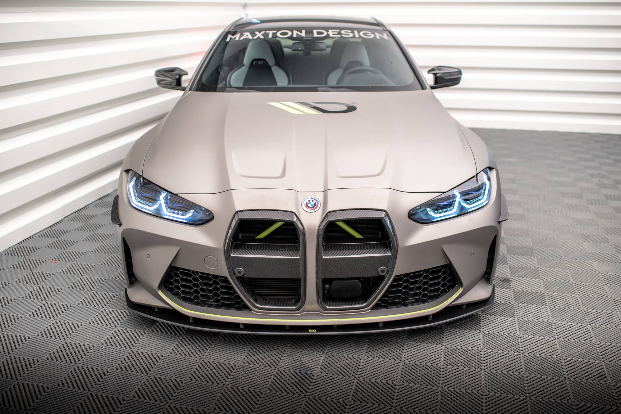 Maxton Design Street Pro Street+ Spoilerlippe Front Ansatz passend für BMW M4 G82 / M3 G80