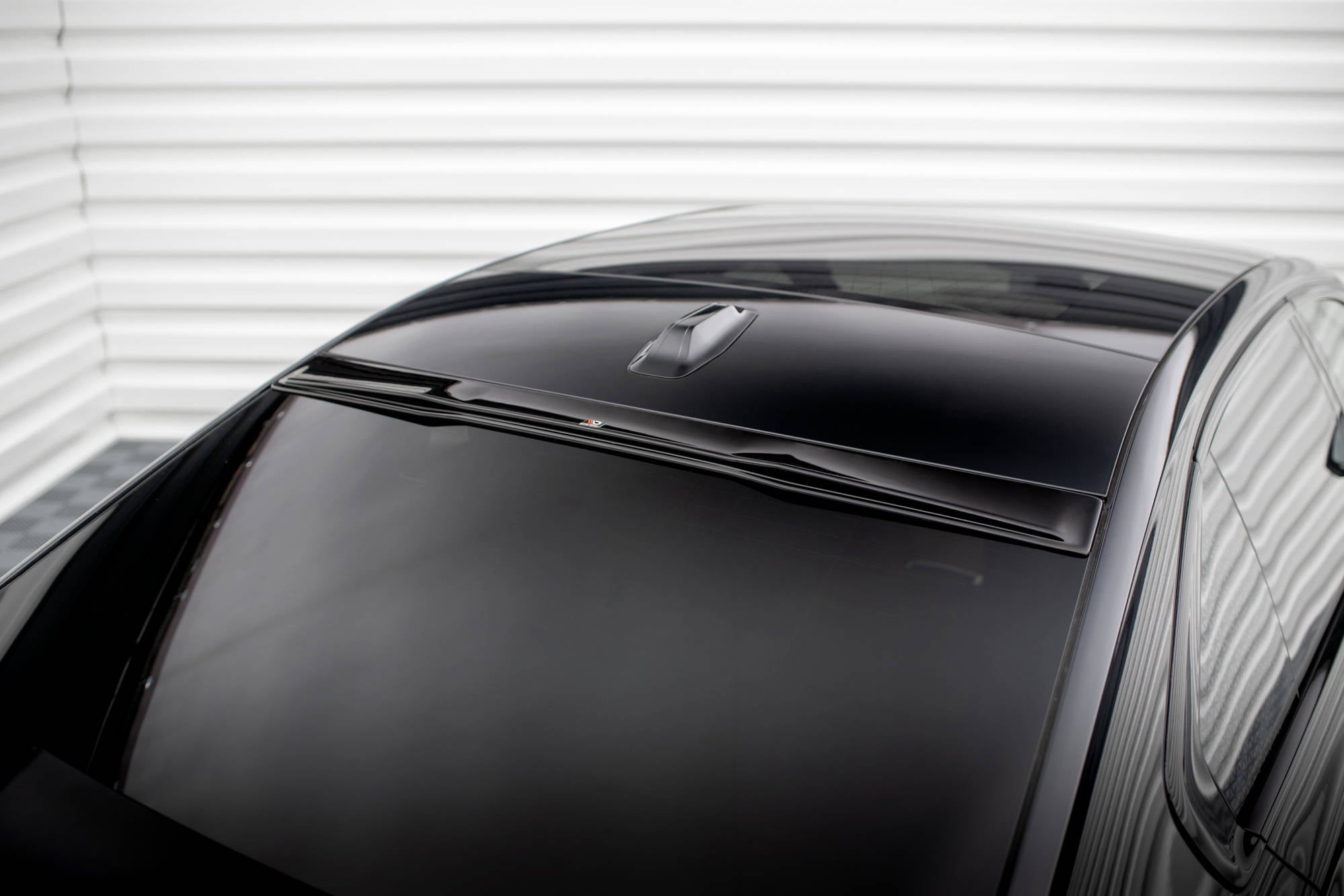 Maxton Design Heckscheiben Spoiler passend für BMW 7 G70 schwarz Hochglanz