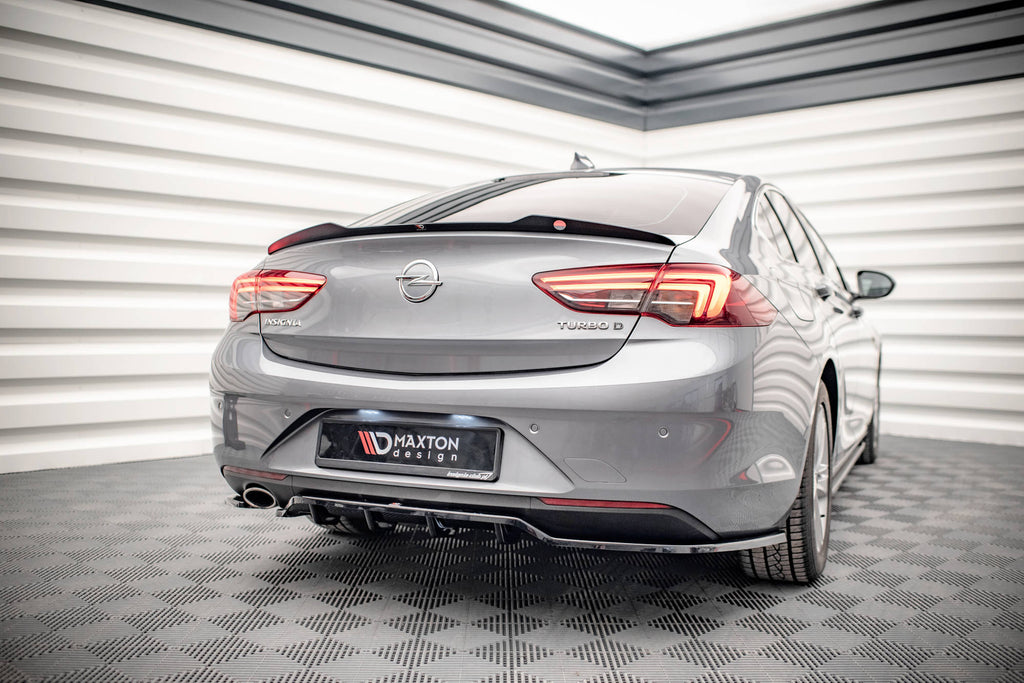 Maxton Design Street+ Mittlerer Diffusor RACE passend für Opel Insignia Mk2 schwarz Hochglanz