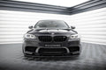 Maxton Design Street+ Spoilerlippe Front Ansatz passend für BMW M5 F10/ F11 schwarz Hochglanz