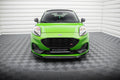 Maxton Design Street+ Spoilerlippe Front Ansatz V.2 passend für Ford Puma ST / ST-Line Mk1 schwarz Hochglanz