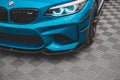 Maxton Design Street+ Spoilerlippe Front Ansatz V.3 passend für BMW M2 F87 schwarz Hochglanz