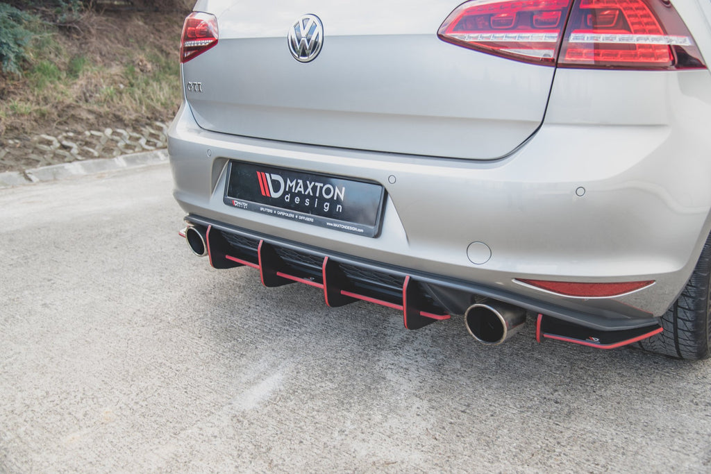 Maxton Design Street Pro Heckschürze V.1 passend für VW Golf 7 GTI