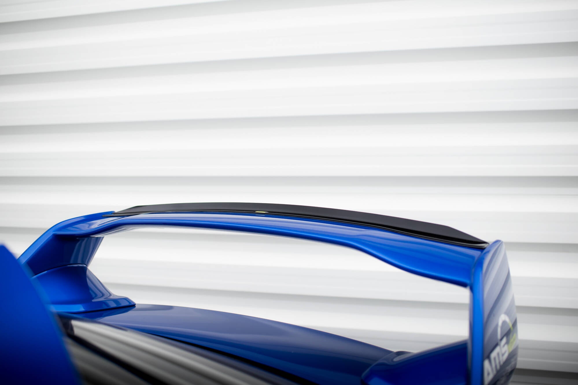 Maxton Design Spoiler CAP passend für Subaru Impreza WRX STI Mk1 schwarz Hochglanz