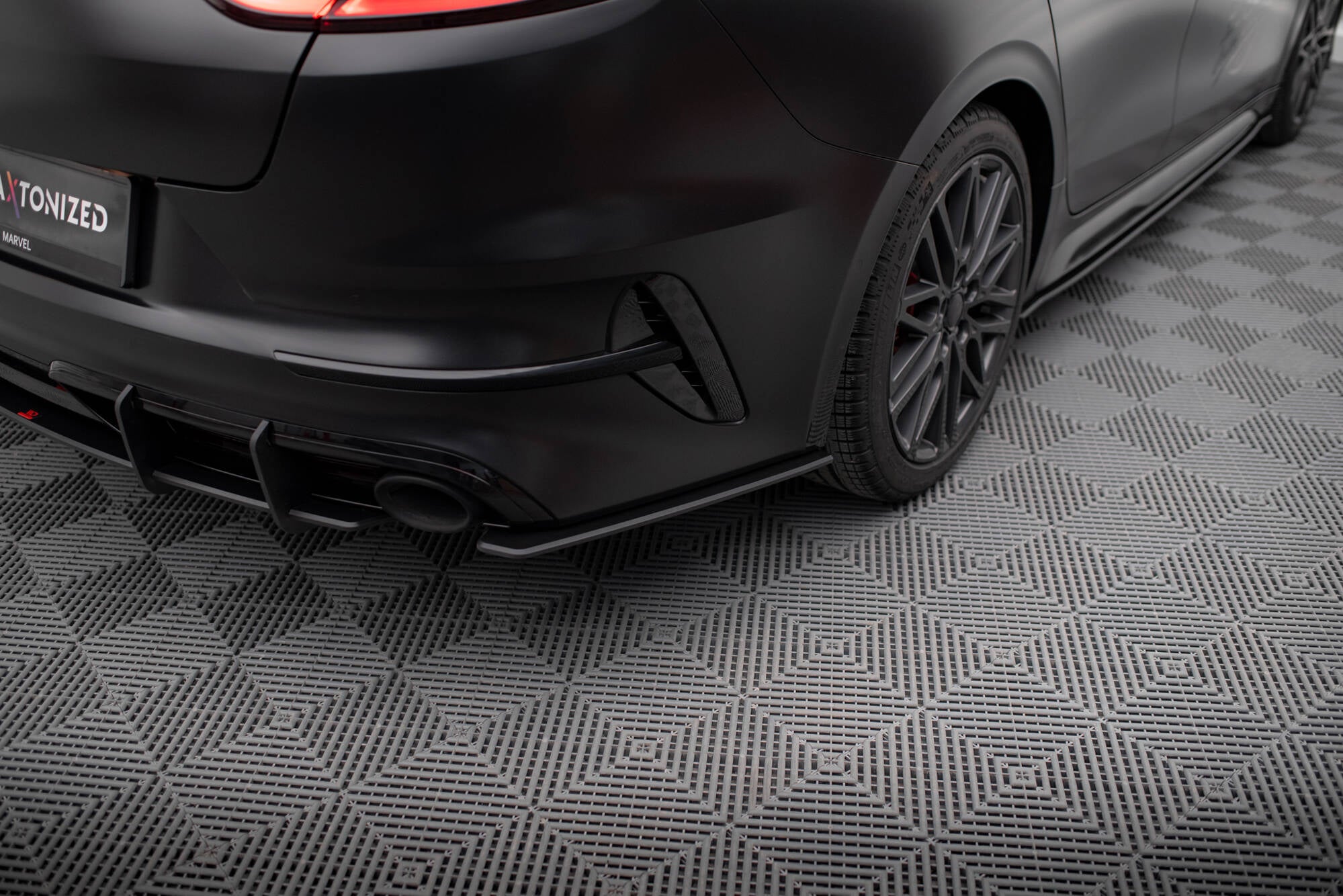 Maxton Design Street Pro Heck Ansatz Flaps Diffusor passend für Kia Proceed GT Mk1 Facelift