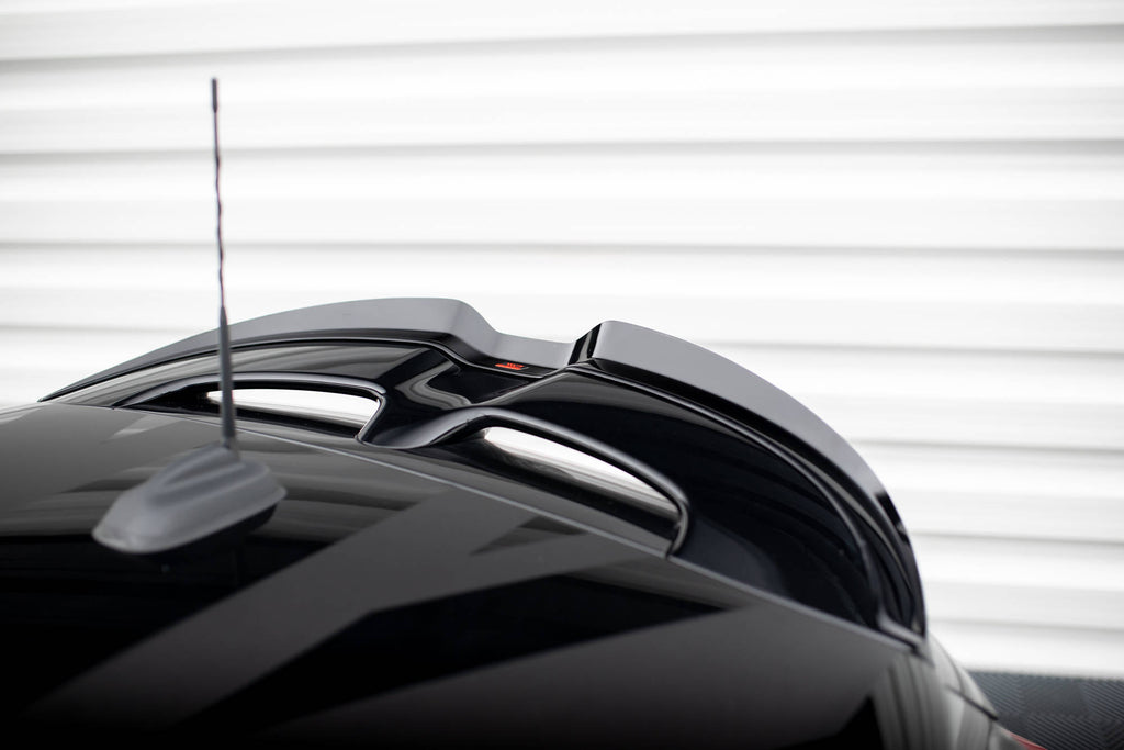 Maxton Design Spoiler CAP V.2 passend für Mini Cooper S John Cooper Works F56 / F56 Facelift schwarz Hochglanz