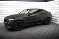 Maxton Design Street+ Seitenschweller Leisten passend für Mercedes-AMG GLC 43 / AMG-Line SUV X253 Facelift schwarz Hochglanz