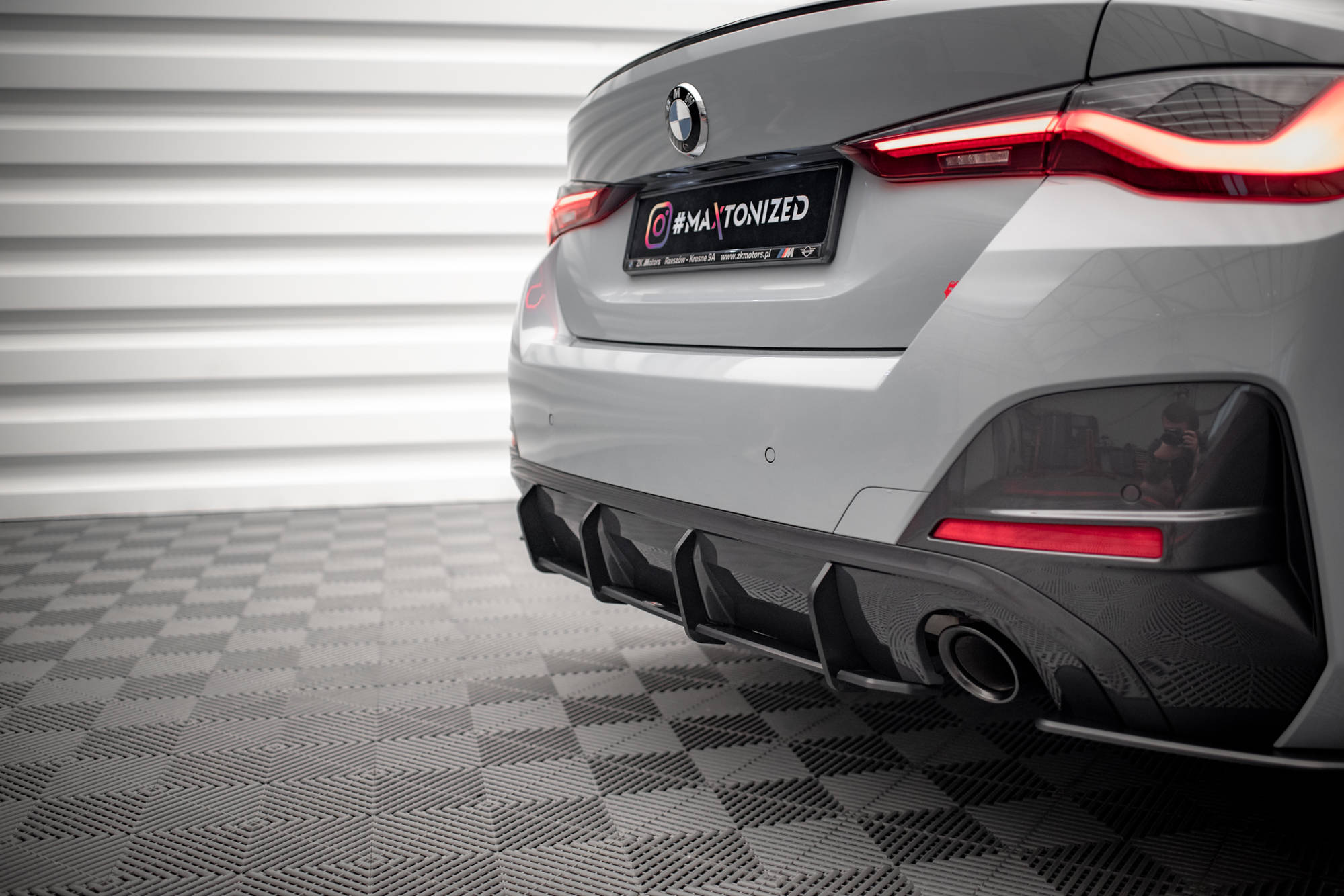 Maxton Design Street Pro Heckschürze passend für BMW 4er Gran Coupe M-Paket G26