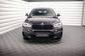 Maxton Design Street+ Spoilerlippe Front Ansatz V.2 passend für BMW X6 M-Paket F16 schwarz Hochglanz
