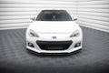 Maxton Design Street+ Spoilerlippe Front Ansatz V.4 passend für Subaru BRZ Mk1 schwarz Hochglanz