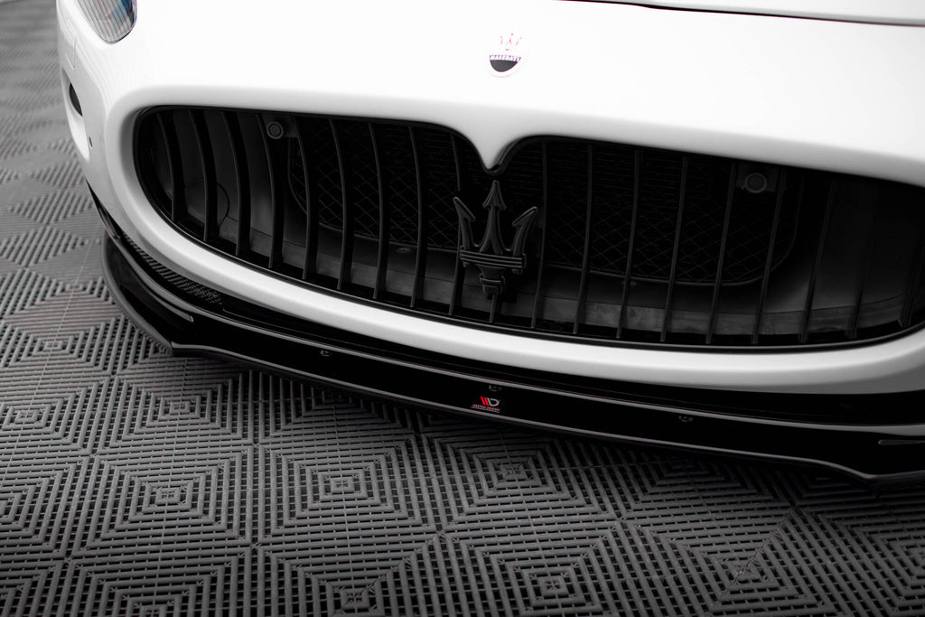 Maxton Design Street+ Spoilerlippe Front Ansatz passend für Maserati Granturismo Mk1 schwarz Hochglanz