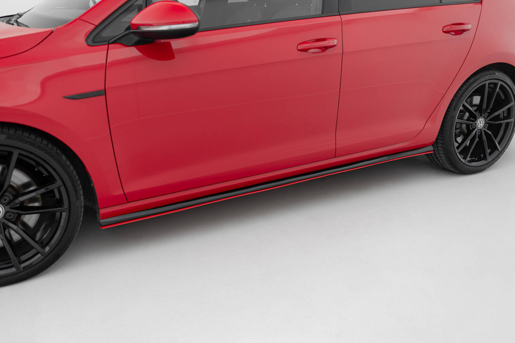 Maxton Design Seitenschweller Ansatz V.2 für VW Golf R / R-Line Mk7 Facelift