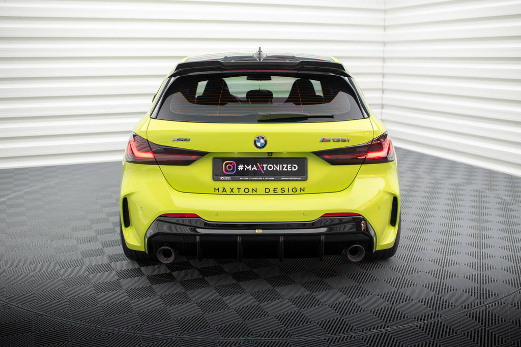 Maxton Design Diffusor Heck Ansatz V.3 passend für BMW 1er F40 M-Paket/ M135i / 128ti (Einzelauspuff li. re.)