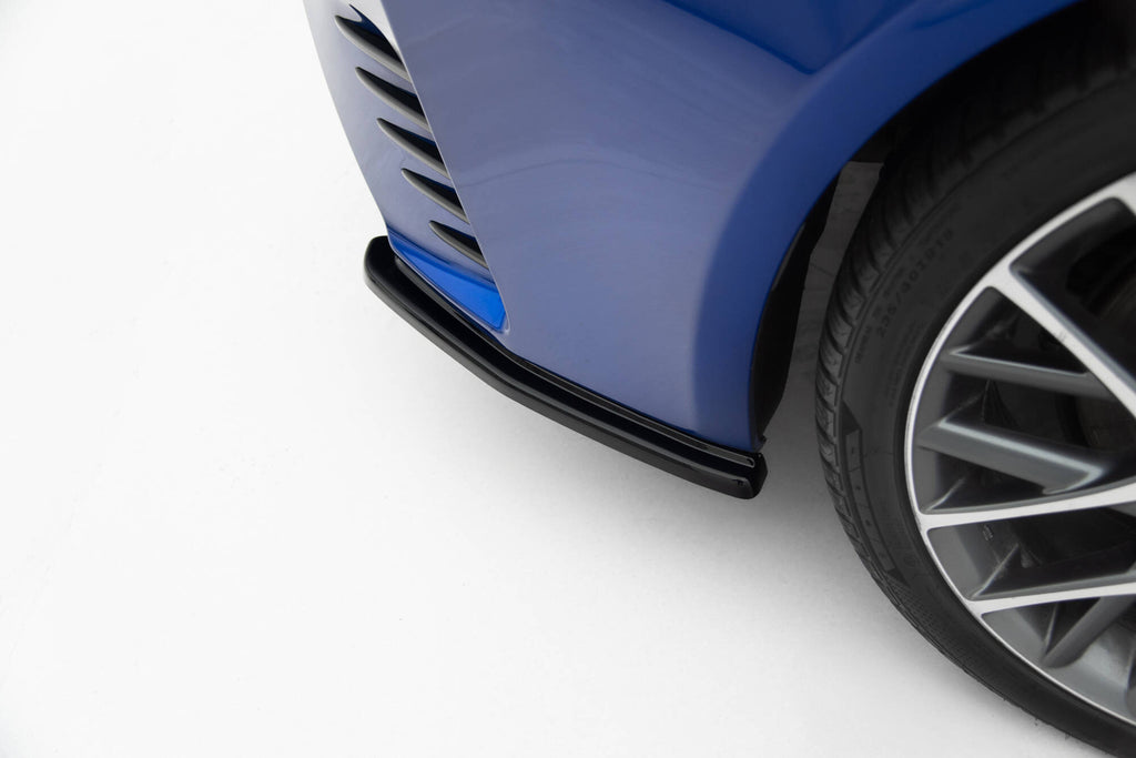 Maxton Design Heck Ansatz Flaps Diffusor passend für Lexus Rc Mk1 schwarz Hochglanz