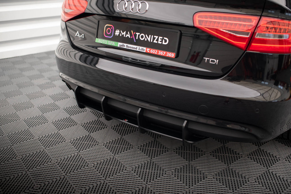 Maxton Design Street Pro Heckschürze passend für Audi A4 B8 Facelift