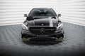 Maxton Design Street Pro Street+ Spoilerlippe Front Ansatz passend für Mercedes-AMG CLA 45 Aero C117 Facelift