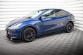 Maxton Design Street+ Seitenschweller Leisten passend für V.1 passend für Tesla Model Y schwarz Hochglanz