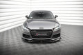 Maxton Design Street+ Spoilerlippe Front Ansatz V.1 passend für Audi TT S / S-Line 8S schwarz Hochglanz