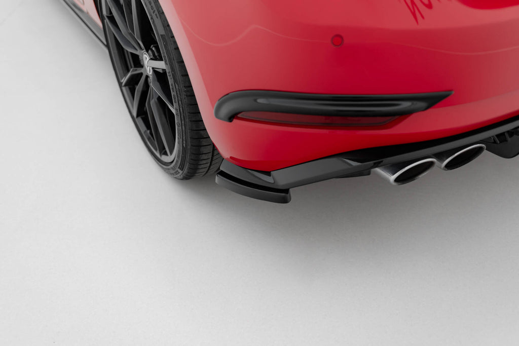 Maxton Design Heck Ansatz Flaps Diffusor passend für VW Golf Hatchback R / R-Line Mk7 Facelift