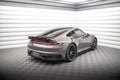 Maxton Design Spoiler CAP passend für Porsche 911 Carrera 4S 992 schwarz Hochglanz