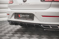 Maxton Design Diffusor Heck Ansatz passend für VW Arteon R-Line Limousine / Shooting Brake Mk1 Facelift schwarz Hochglanz