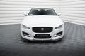 Maxton Design Street+ Spoilerlippe Front Ansatz V.1 passend für Jaguar XE R-Sport X760 schwarz Hochglanz