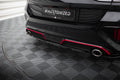 Maxton Design Street+ Mittlerer Diffusor RACE passend für Kia Ceed GT Mk3 Facelift schwarz Hochglanz