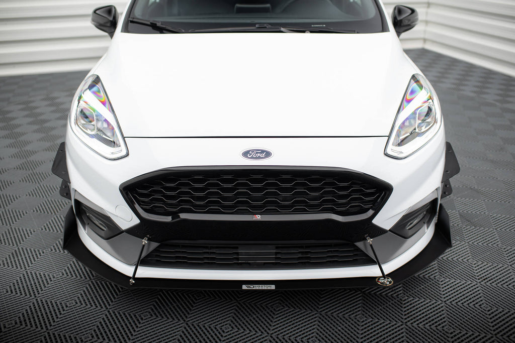 Maxton Design Stoßstangen Flaps Wings vorne Canards passend für Ford Fiesta Mk8 ST/ ST-Line