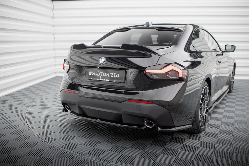 Maxton Design Heckansatz BMW 2 Coupe G42 schwarz Hochglanz für BMW 2er G42