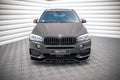 Maxton Design Street+ Spoilerlippe Front Ansatz V.2 passend für BMW X5 M-Paket F15 schwarz Hochglanz
