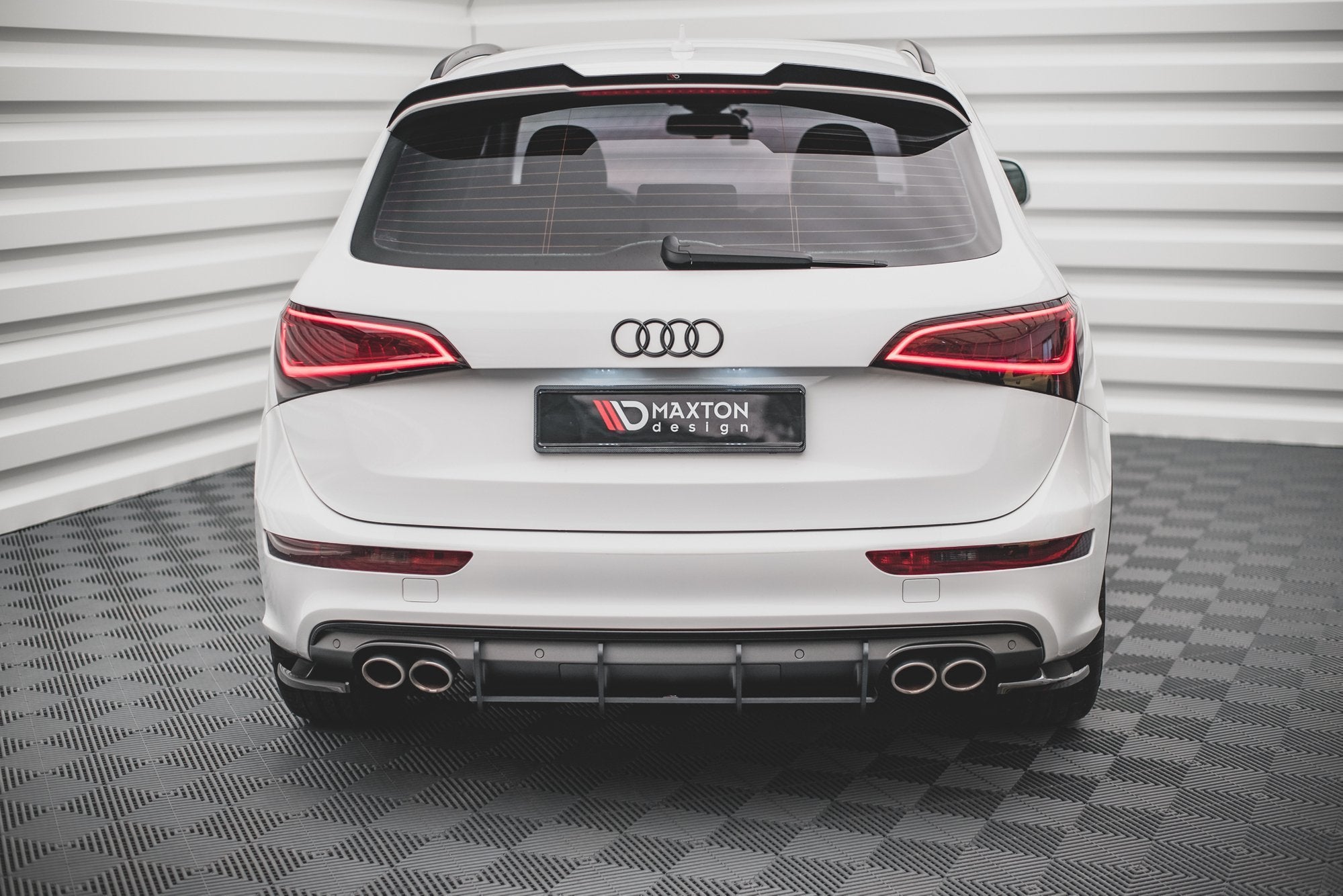 Maxton Design Street Pro Heckschürze passend für Audi SQ5 Mk1 (8R)