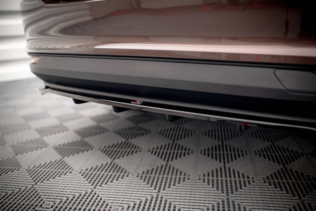 Maxton Design Street+ Mittlerer Diffusor RACE passend für Fiat Tipo S Limousine Mk1 schwarz Hochglanz