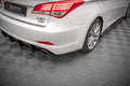Maxton Design Heck Ansatz Flaps Diffusor passend für Hyundai I40 Mk1 schwarz Hochglanz