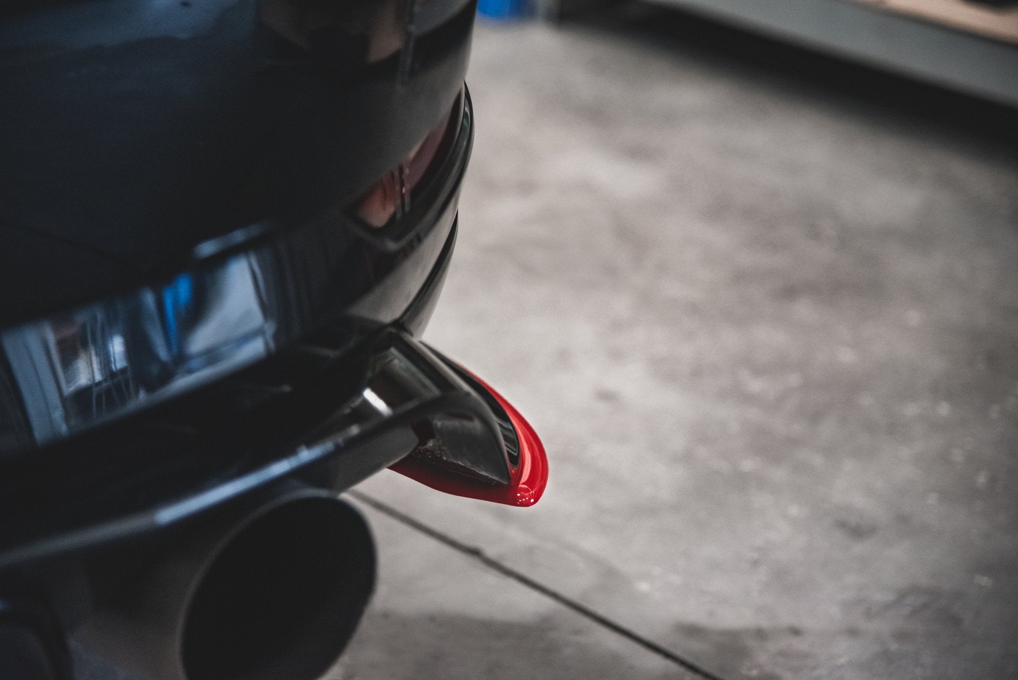 Maxton Design Heck Ansatz Flaps Diffusor passend für VW Golf 7 GTI TCR schwarz Hochglanz