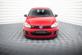 Maxton Design Street+ Spoilerlippe Front Ansatz passend für VER.2 VW GOLF 6 GTI schwarz Hochglanz