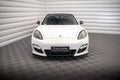 Maxton Design Street+ Spoilerlippe Front Ansatz V.1 passend für Porsche Panamera Turbo Sport Design Package 970 schwarz Hochglanz