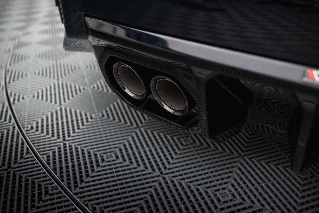 Maxton Design Diffusor Heck Ansatz V.2 passend für BMW M2 G87 schwarz Hochglanz
