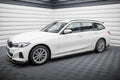 Maxton Design Street+ Seitenschweller Leisten passend für BMW 3er Limousine / Touring G20 / G21 Facelift schwarz Hochglanz