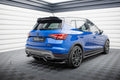 Maxton Design Street+ Mittlerer Diffusor RACE passend für Seat Arona FR Mk1 Facelift schwarz Hochglanz