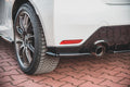Maxton Design Heck Ansatz Flaps Diffusor V.1 passend für Toyota GR Yaris Mk4 schwarz Hochglanz