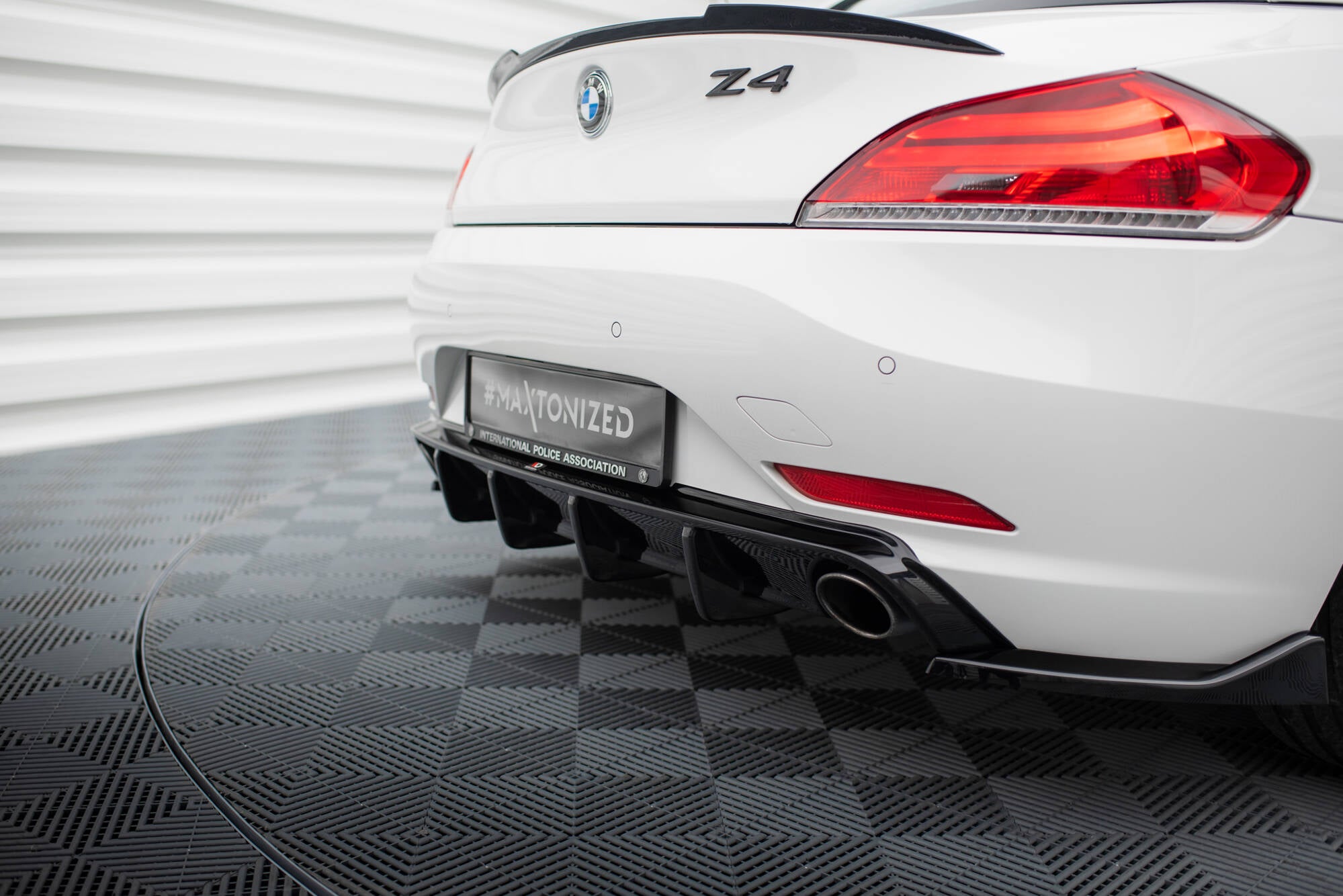 Maxton Design Diffusor Heck Ansatz passend für BMW Z4 E89 schwarz Hochglanz