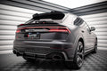 Maxton Design Niedriger Spoiler CAP V.2 passend für Audi RSQ8 Mk1 Facelift schwarz Hochglanz