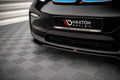 Maxton Design Street+ Spoilerlippe Front Ansatz V.1 passend für BMW i3 S Mk1 Facelift schwarz Hochglanz