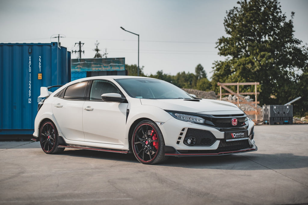Maxton Design Street Pro Street+ Seitenschweller Leisten V.2 passend für Honda Civic Type-R Mk10 / Mk10 Facelift