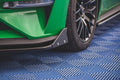 Maxton Design Street+ Spoilerlippe Front Ansatz V.1 + Flaps passend für Ford Mustang GT Mk6 Facelift