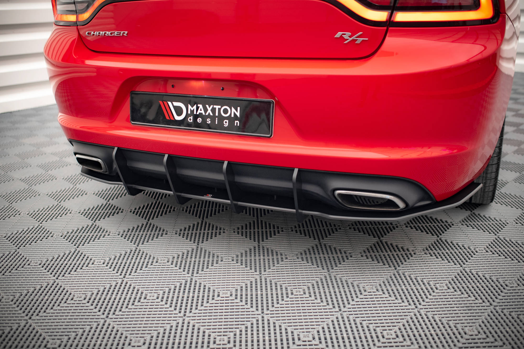 Maxton Design Street Pro Heckschürze passend für Dodge Charger RT Mk7 Facelift
