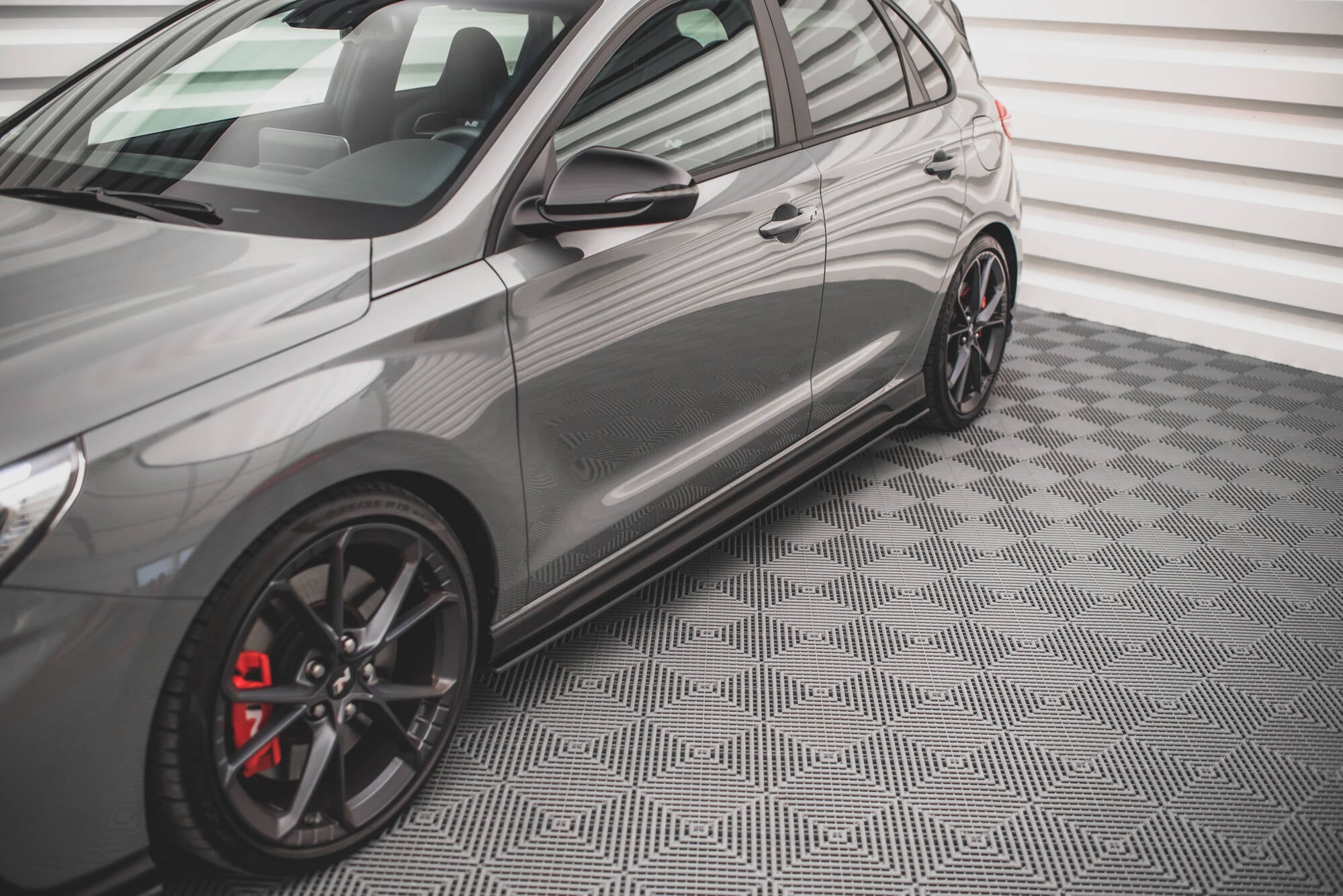 Maxton Design Street Pro Street+ Seitenschweller Leisten V.2 passend für Hyundai I30 N / N-Line Hatchback / Fastback Mk3 / Mk3 Facelift
