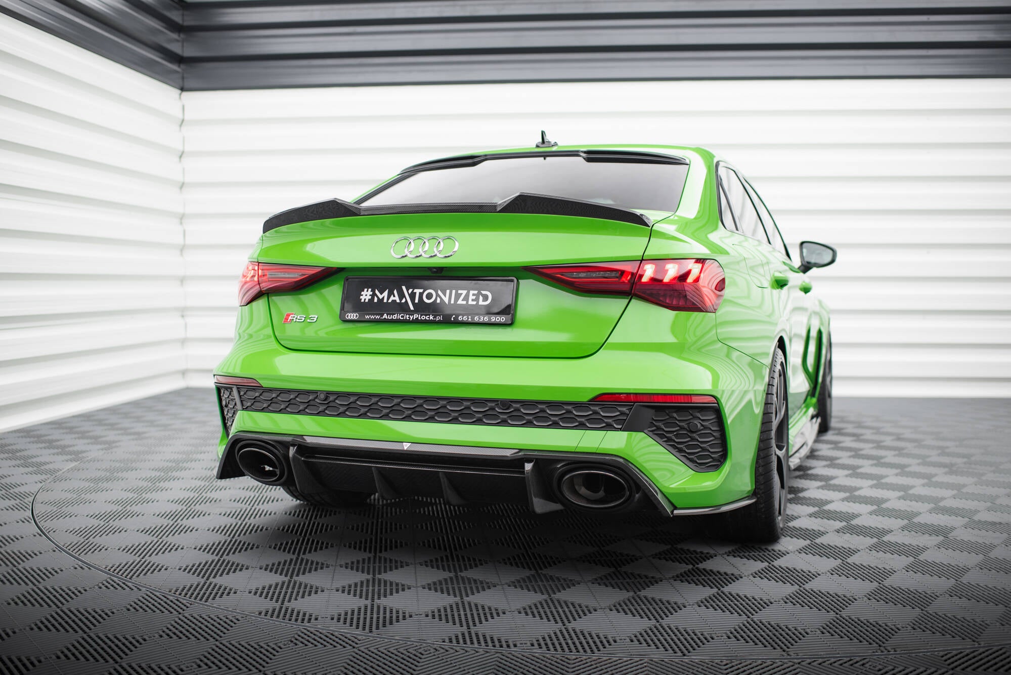 Maxton Design Prepreg Carbon Fiber Diffusor Heck Ansatz passend für Audi RS3 8Y